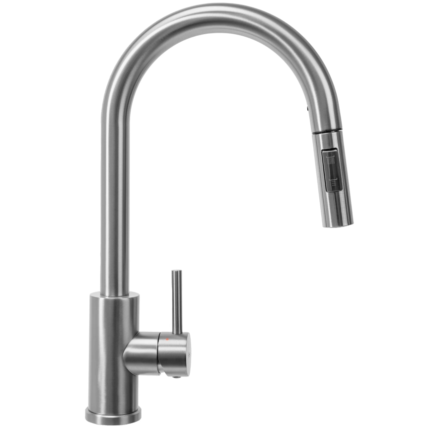 REA-B9146 - Keukenkraan FRESH 39,5 cm met uittrekbare uitloop nikkel