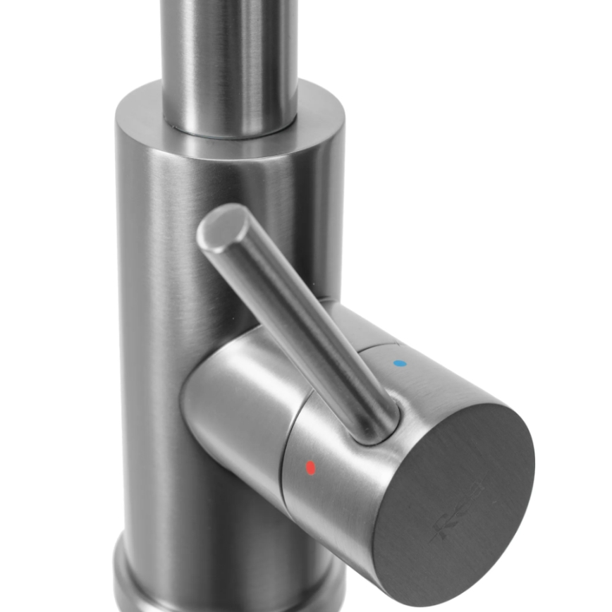 REA-B9146 - Keukenkraan FRESH 39,5 cm met uittrekbare uitloop nikkel