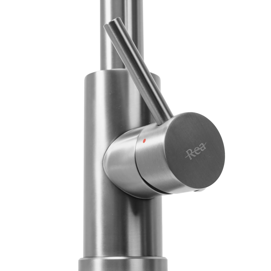 REA-B9146 - Keukenkraan FRESH 39,5 cm met uittrekbare uitloop nikkel