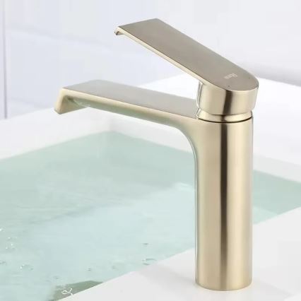 REA-B9969 - Wastafelkraan HASS 15 cm geborsteld goud
