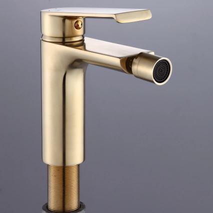REA-B9970 - Bidetkraan HASS 14,5 cm geborsteld goud