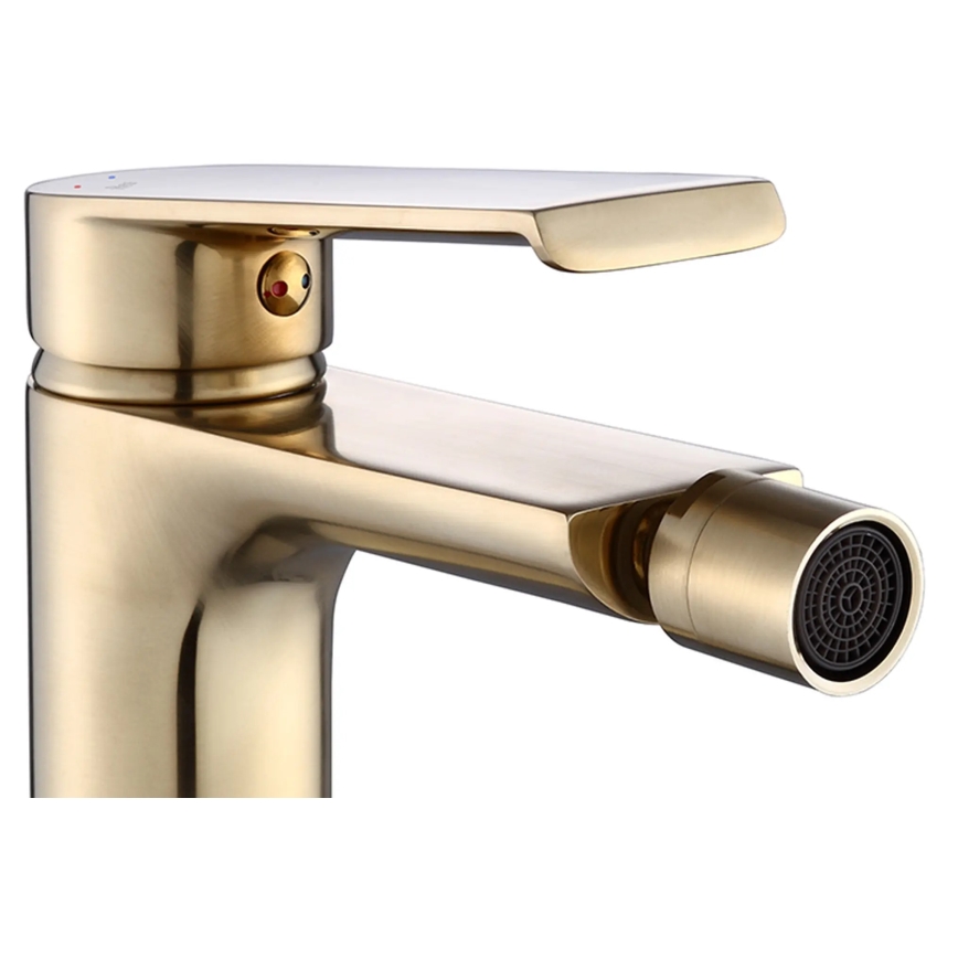 REA-B9970 - Bidetkraan HASS 14,5 cm geborsteld goud