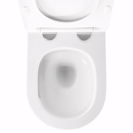 REA-C6800 - Wandcloset met toiletzitting TITO TORNADO RIMLESS keramiek/wit