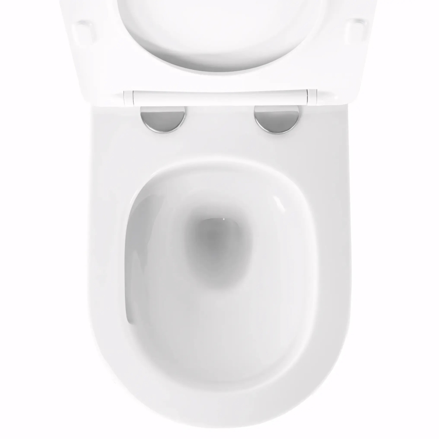 REA-C6800 - Wandcloset met toiletzitting TITO TORNADO RIMLESS keramiek/wit