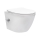 REA-C9701 - Hangend toilet met bidetdouche en toiletzitting CARLO LUX keramiek/wit