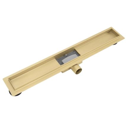 REA-G2562 - Afvoergoot NEOX 70 cm roestvrij staal/goud