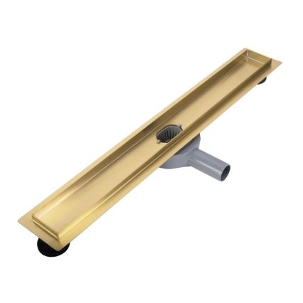 REA-G2702 - Afvoergoot NEOX PRO 70 cm roestvrij staal/geborsteld goud