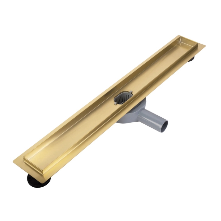 REA-G2702 - Afvoergoot NEOX PRO 70 cm roestvrij staal/geborsteld goud