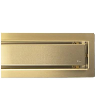 REA-G2704 - Afvoergoot NEOX PRO 90 cm roestvrij staal/geborsteld goud