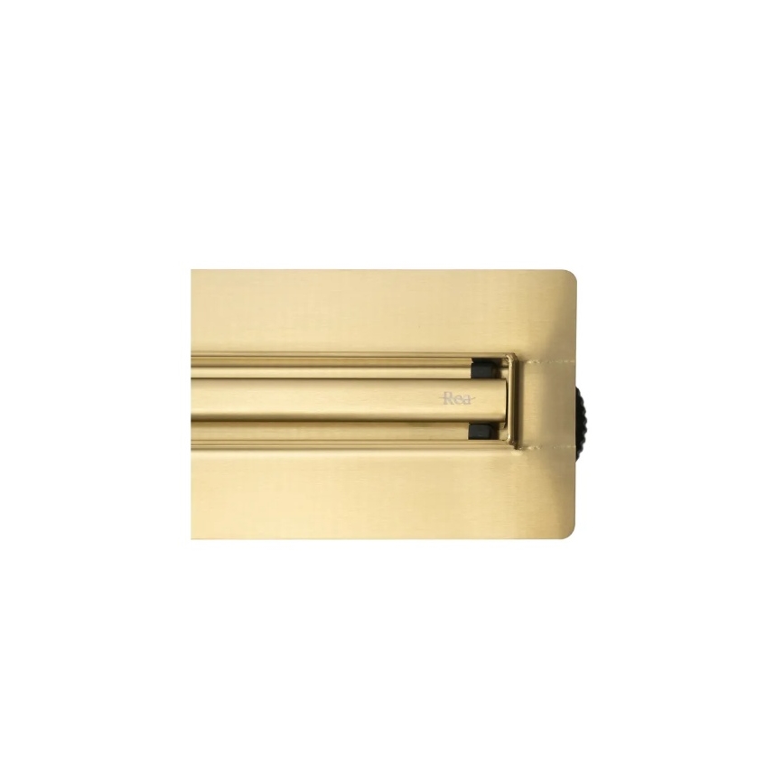 REA-G2714 - Afvoergoot NEOX SLIM 70 cm roestvrij staal/geborsteld goud
