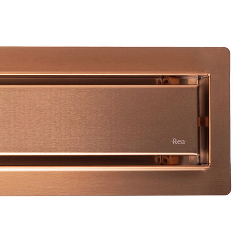 REA-G4800 - Afvoergoot NEOX PRO 60 cm geborsteld koper