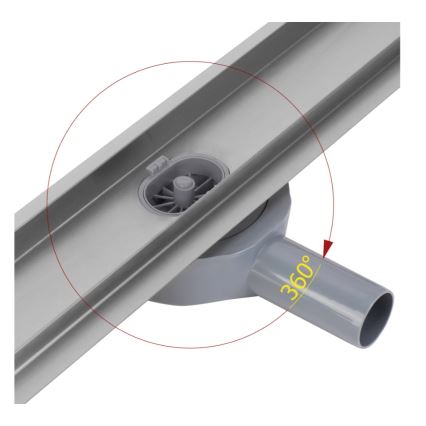 REA-G5808 - NEOX PRO afvoergoot 70 cm roestvrij staal
