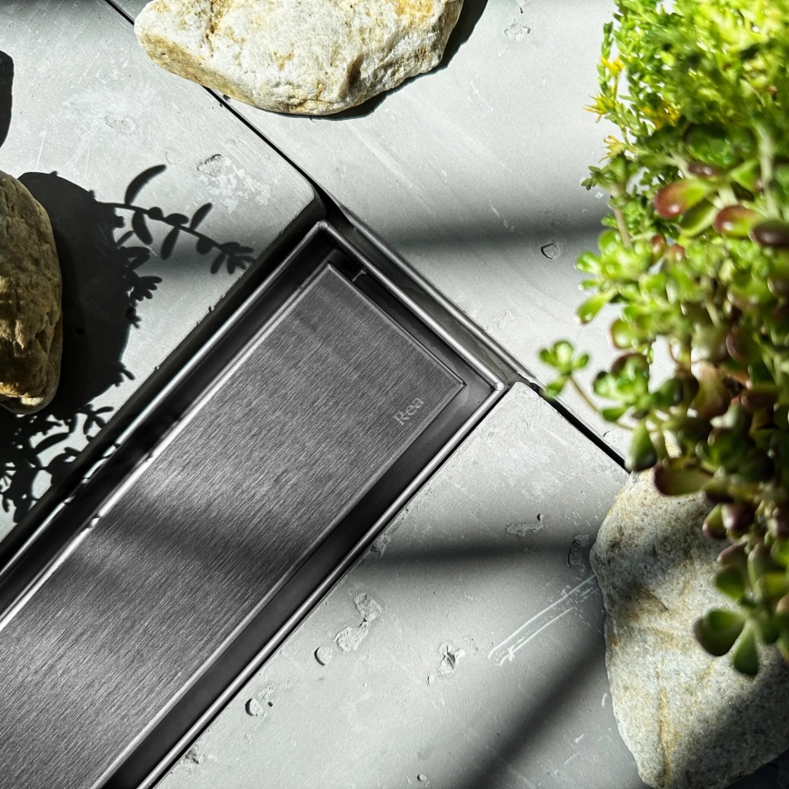 REA-G5810 - Afvoergoot NEOX PRO 90 cm nikkel