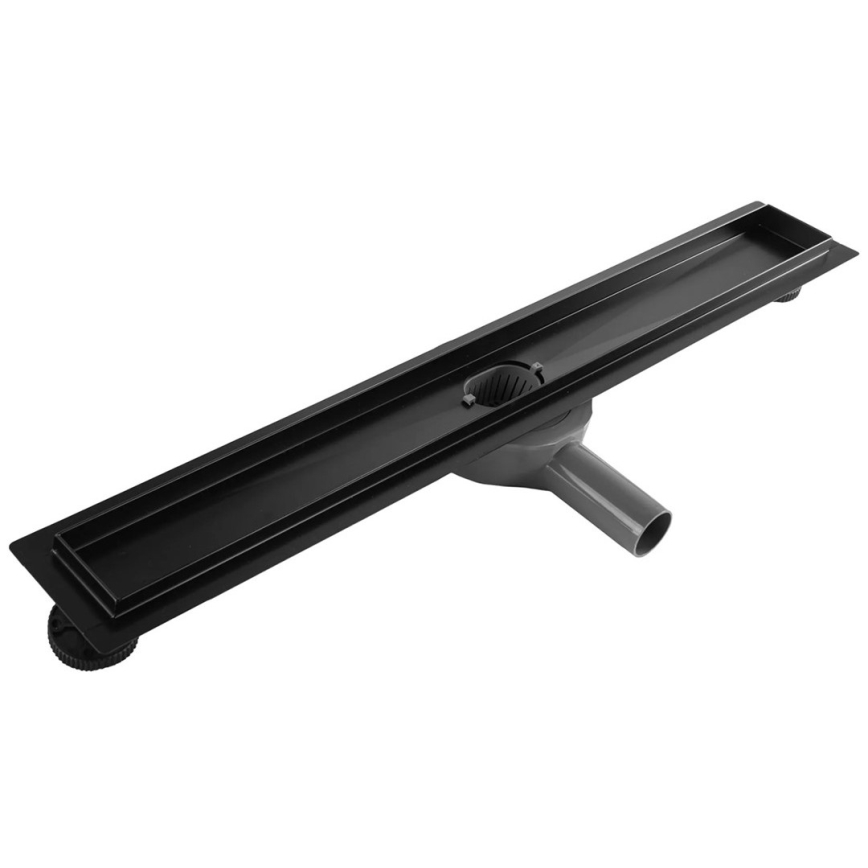 REA-G7802 - Afvoergoot NEOX PRO 70 cm roestvrij staal/zwart