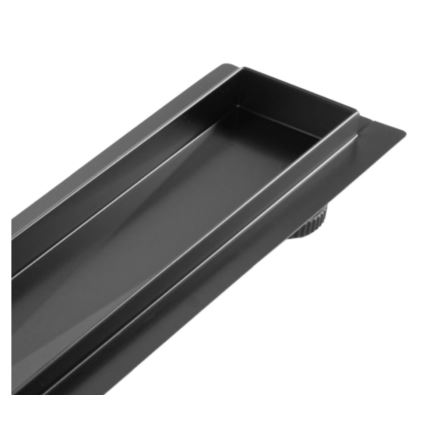 REA-G7802 - Afvoergoot NEOX PRO 70 cm roestvrij staal/zwart