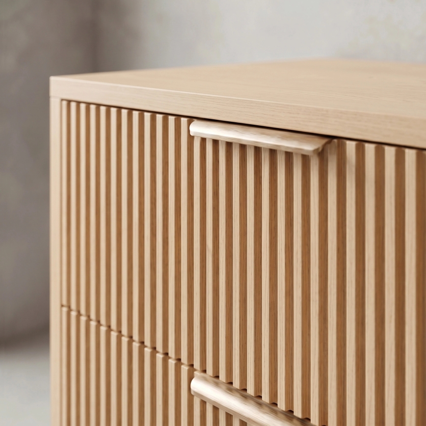 REA-M0408 - Hangend badkamermeubel MONO 60x47 cm voor onder de wastafel, beige