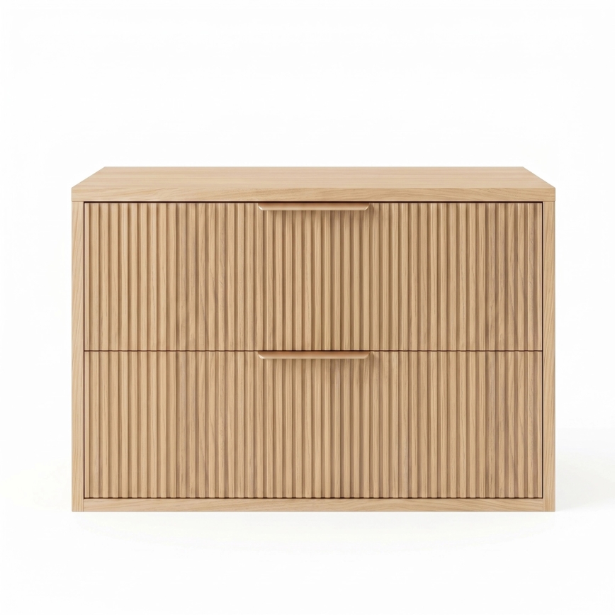 REA-M0408 - Hangend badkamermeubel MONO 60x47 cm voor onder de wastafel, beige