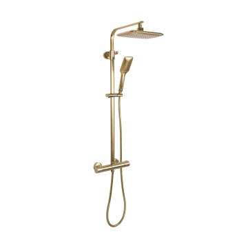 REA-P5004 - Doucheset met thermostatische kraan TOM, geborsteld goud