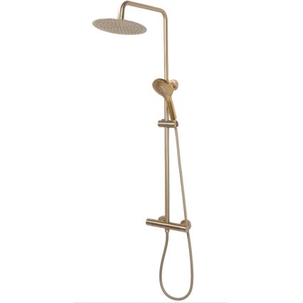 REA-P6602 - Doucheset met thermostaatkraan VINCENT, geborsteld goud