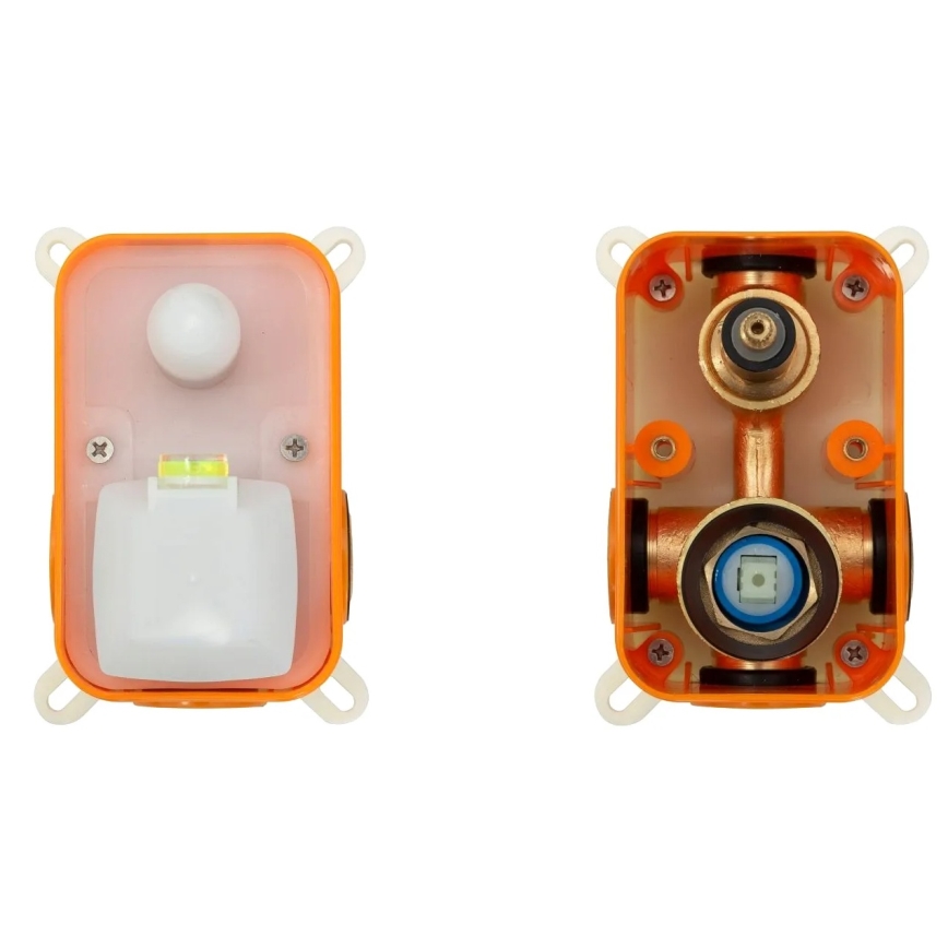 REA-P6609 - LUNGO doucheset met thermostatische inbouwkraan, geborsteld goud