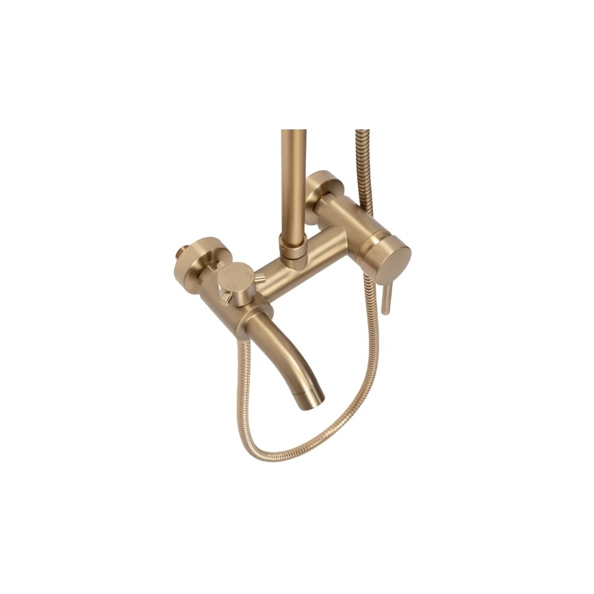 REA-P7051 - Doucheset met LUIS-mengkraan in geborsteld goud