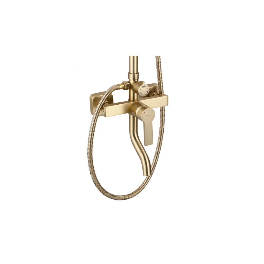 REA-P7841 - Doucheset met mengkraan ARGUS, geborsteld goud