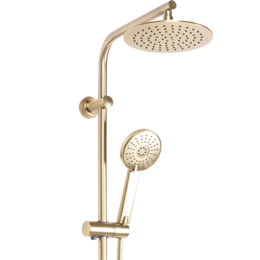 REA-P8413 - Doucheset BLISS met thermostaatkraan, geborsteld goud