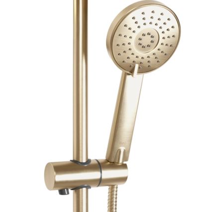 REA-P8413 - Doucheset BLISS met thermostaatkraan, geborsteld goud