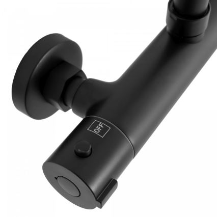 REA-P8804 - Doucheset met thermostaatkraan BLISS, mat zwart