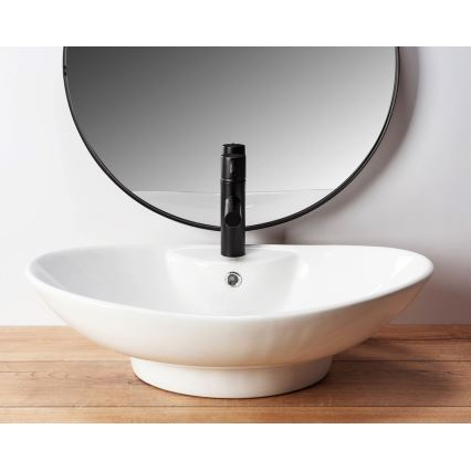 REA-U0160 - Opzetwastafel ROSA 38,5x58,5 cm keramiek/glanzend wit