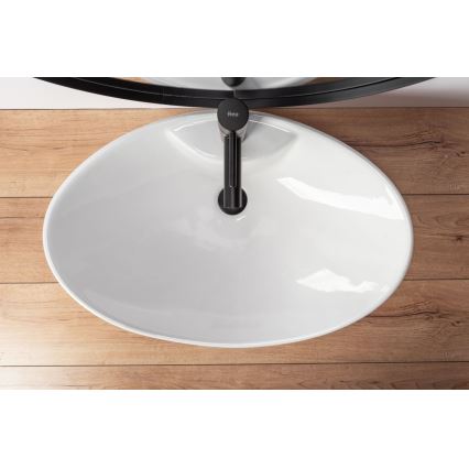 REA-U0160 - Opzetwastafel ROSA 38,5x58,5 cm keramiek/glanzend wit