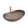 REA-U0626 - Opzetwastafel ROYAL 36x62 cm keramiek/bruin