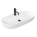 REA-U2541 - Opbouwwastafel AURA 41x81 cm keramiek/glanzend wit