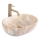 REA-U3000 - Opzetwastafel AMELIA 34,5 x 48 cm keramiek/beige/steenlook