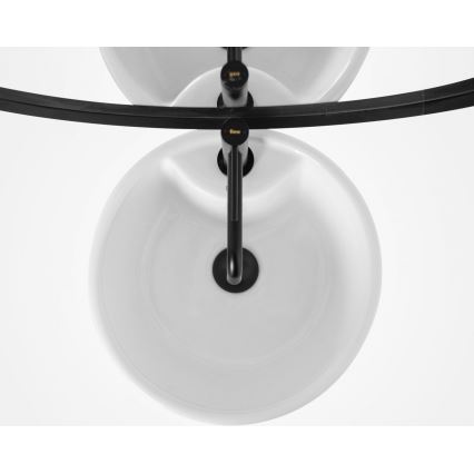 REA-U5635 - Vrijstaande wastafel BLANKA 85x40 cm keramiek/glanzend wit