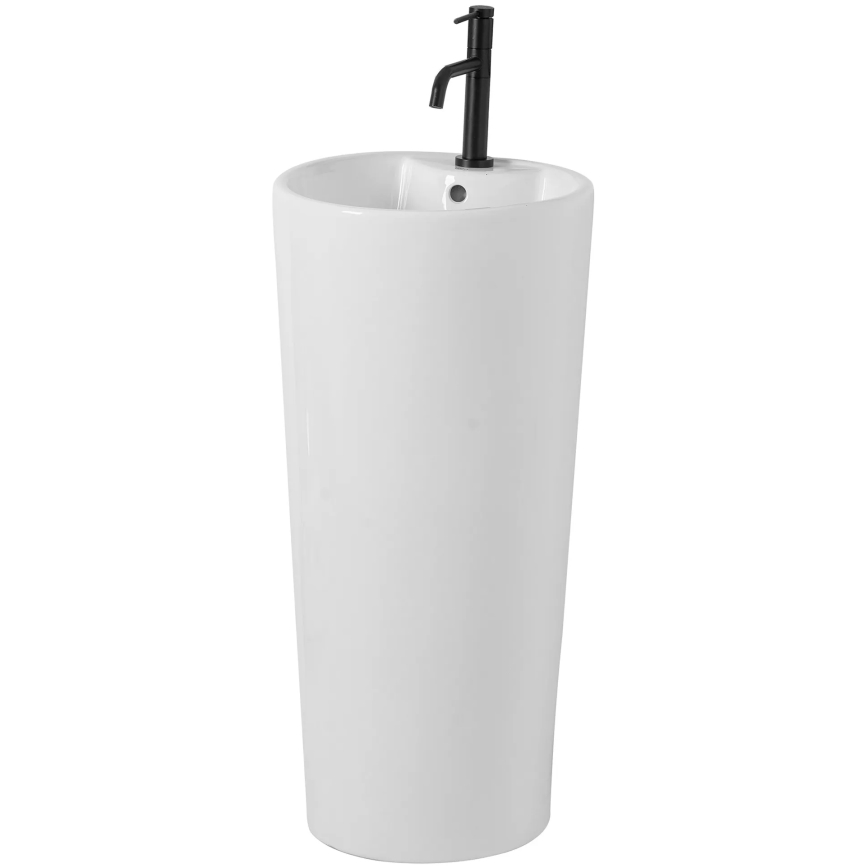 REA-U5635 - Vrijstaande wastafel BLANKA 85x40 cm keramiek/glanzend wit