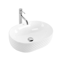 REA-U6366 - Opbouwwastafel OKTAWIA 35,5x50 cm keramiek/wit