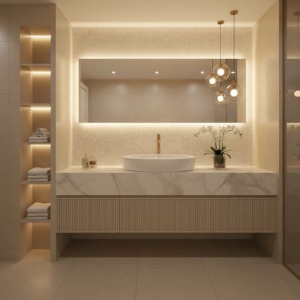 REA-U6371 - Opzetwastafel JOANA 40,5x65,5 cm keramiek/glanzend wit