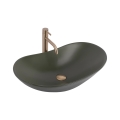REA-U6372 - Opzetwastafel ROYAL 35,5x61,5 cm keramiek/olijfgroen