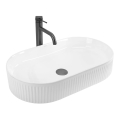 REA-U6526 - Opbouwwastafel VANDA 34x60 cm keramiek/hoogglans wit