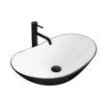 REA-U6600 - Opzetwastafel ROYAL 36x62,5 cm keramiek/wit/zwart