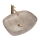 REA-U6647 - Opzetwastafel FREJA 39,5x51 cm keramiek/grijs/marmerdecor