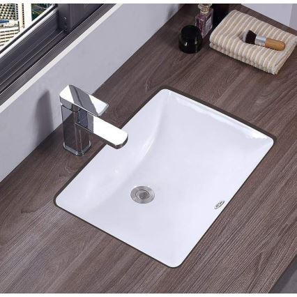 REA-U6653 - Inbouwwastafel ADELA 33x46 cm keramiek/glanzend wit