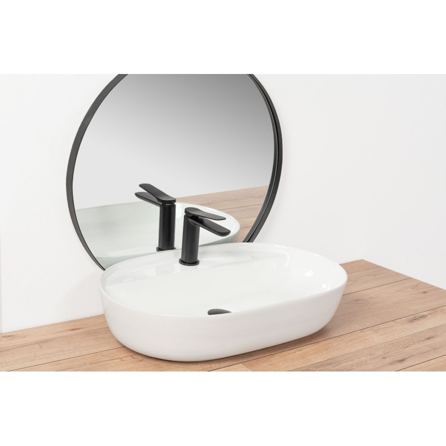REA-U7900 - Opzetwastafel AURA 40,5x60,5 cm keramiek/glanzend wit