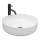 REA-U8493 - Opbouwwastafel ELMA Ø 45 cm keramiek/hoogglans wit