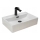 REA-U8701 - Opzetwastafel BONITA 36x51 cm keramiek/glanzend wit