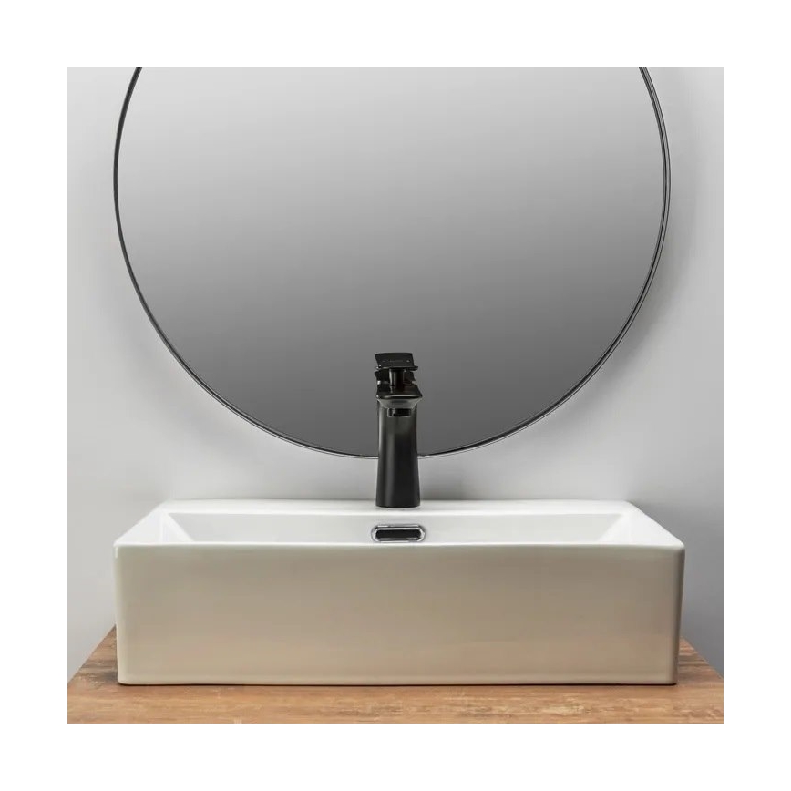 REA-U8701 - Opzetwastafel BONITA 36x51 cm keramiek/glanzend wit