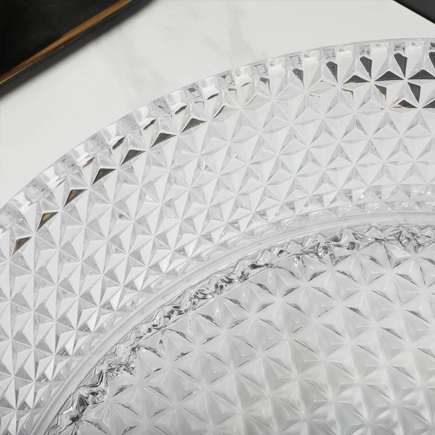 REA-U9670 - Opzetwastafel CRISTAL 35,5 cm glas/helder