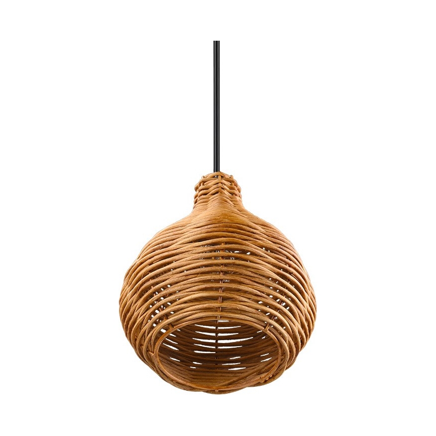 Reality - Hanglamp aan snoer SPROUT 1xE14/40W/230V bruin/rotan