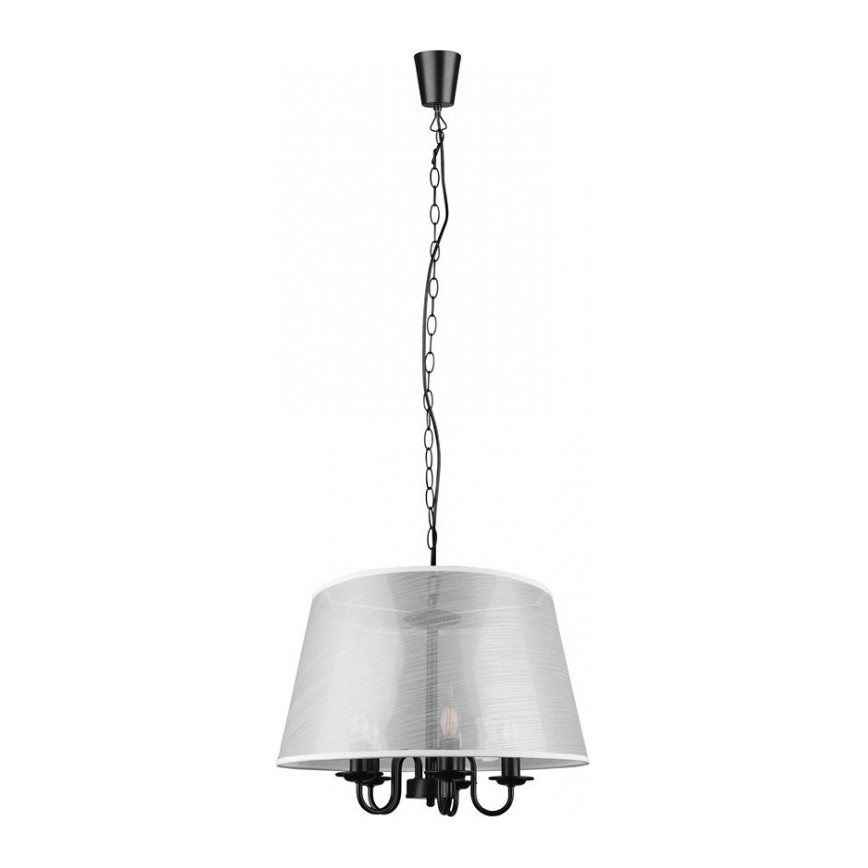Reality - LED Hanglamp aan een ketting CIMA 5xE14/40W/230V grijs
